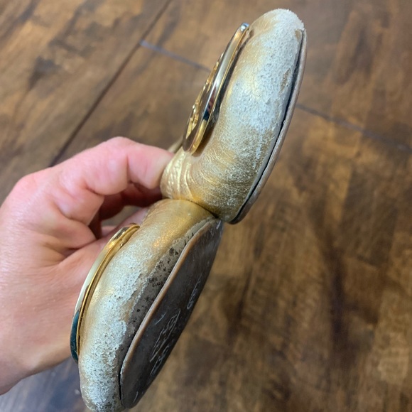 Tory Burch Womens 9 Solid Gold Ballet Flats Rough - Picture 12 of 13